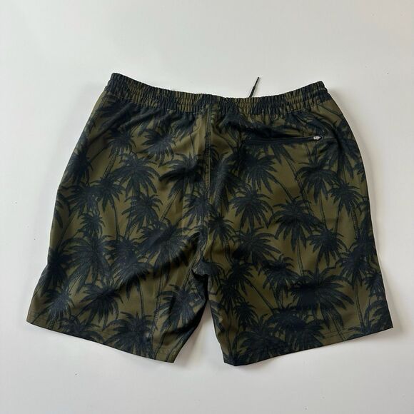 Outerknown Shorts Mens L Palm Tree VOLLEY Swim Trunk Large NWT - Picture 8 of 8